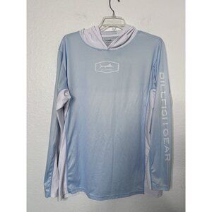 Billfish Gear Men's Big Tall Size 2XL hoodie Blue by fishermen for fishermen